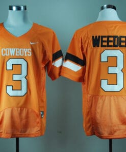 Oklahoma State Cowboys #3 Brandon Weeden NCAA Football Jersey Orange
