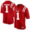 Ole Miss Rebels #1 Laquaon Treadwell NCAA Football Jersey Red