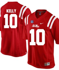 Ole Miss Rebels #10 Chad Kelly NCAA College Football Jersey Red