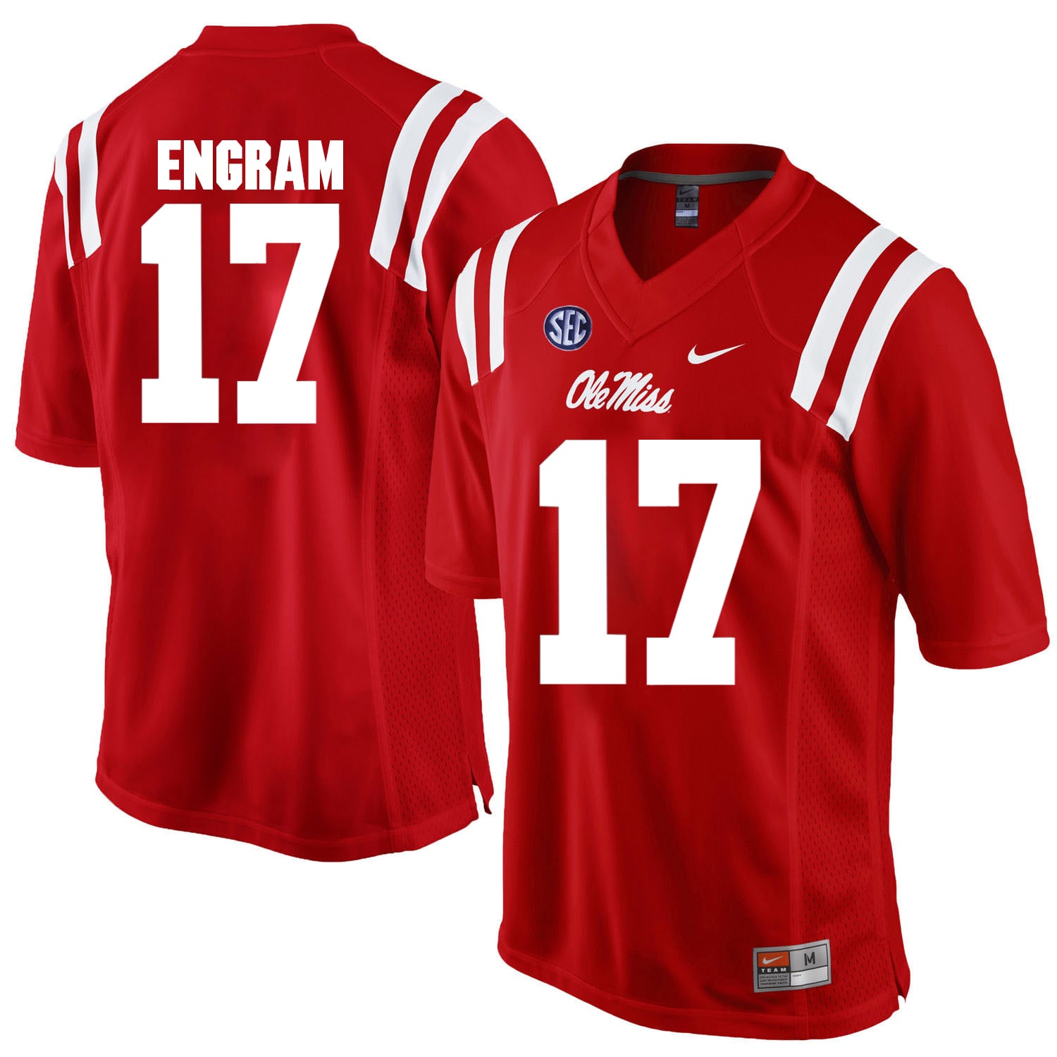 Ole Miss Rebels #17 Evan Engram NCAA College Football Jersey Red
