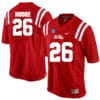 Ole Miss Rebels #26 C.J. Moore NCAA College Football Jersey Red