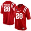 Ole Miss Rebels #28 D'Vaughn Pennamon College Football Jersey Red
