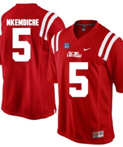 Ole Miss Rebels #5 Robert Nkemdiche NCAA College Football Jersey Red