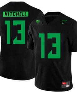 Oregon Ducks #13 Dillon Mitchell NCAA College Football Jersey Black