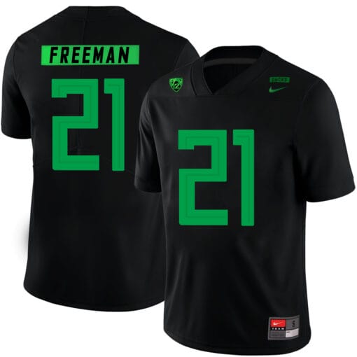 Oregon Ducks #21 Royce Freeman NCAA College Football Jersey Black