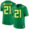 Oregon Ducks #21 Royce Freeman NCAA College Football Jersey Green