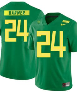 Oregon Ducks #24 Kenjon Barner NCAA College Football Jersey Green