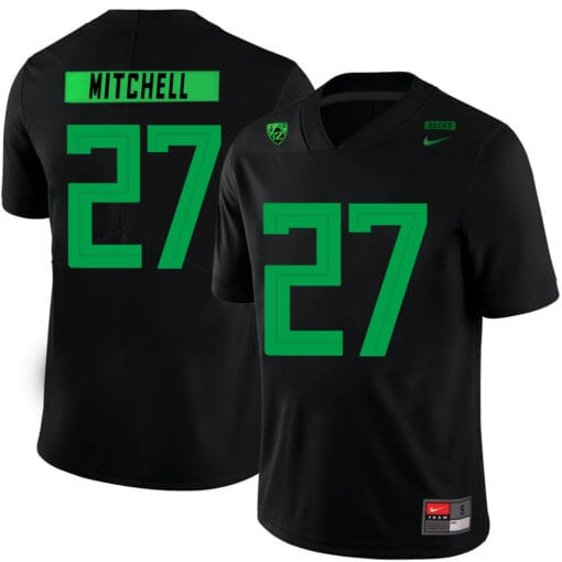 Oregon Ducks #27 Terrance Mitchell College Football Jersey Black