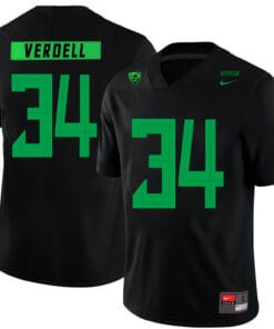 Oregon Ducks #34 CJ Verdell College Football Jersey Black
