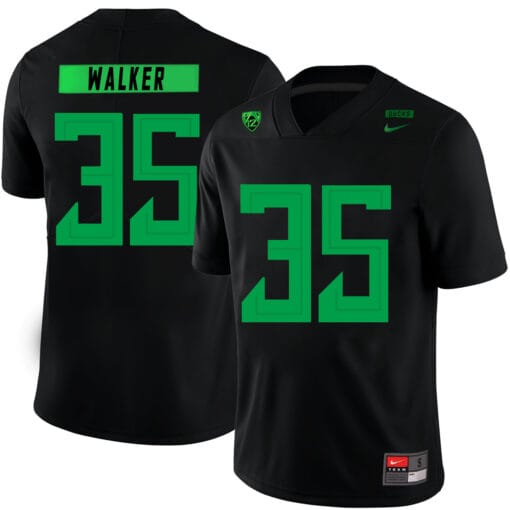 Oregon Ducks #35 Joe Walker College Football Jersey Black