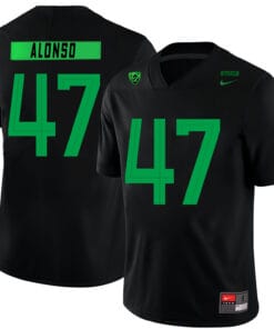 Oregon Ducks #47 Kiko Alonso NCAA College Football Jersey Black