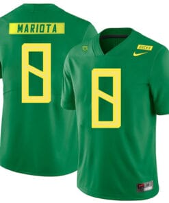 Oregon Ducks #8 Marcus Mariota College Football Jersey Green