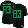Oregon Ducks #83 Johnny Mundt NCAA College Football Jersey Black
