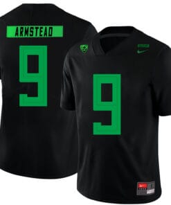 Oregon Ducks #9 Arik Armstead College Football Jersey Black