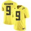 Oregon Ducks #9 Arik Armstead College Football Jersey Yellow