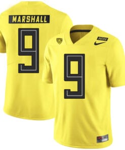 Oregon Ducks #9 Byron Marshall NCAA College Football Jersey Yellow