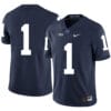 Penn State Nittany Lions #1 No Name College Football Jersey Dark Blue