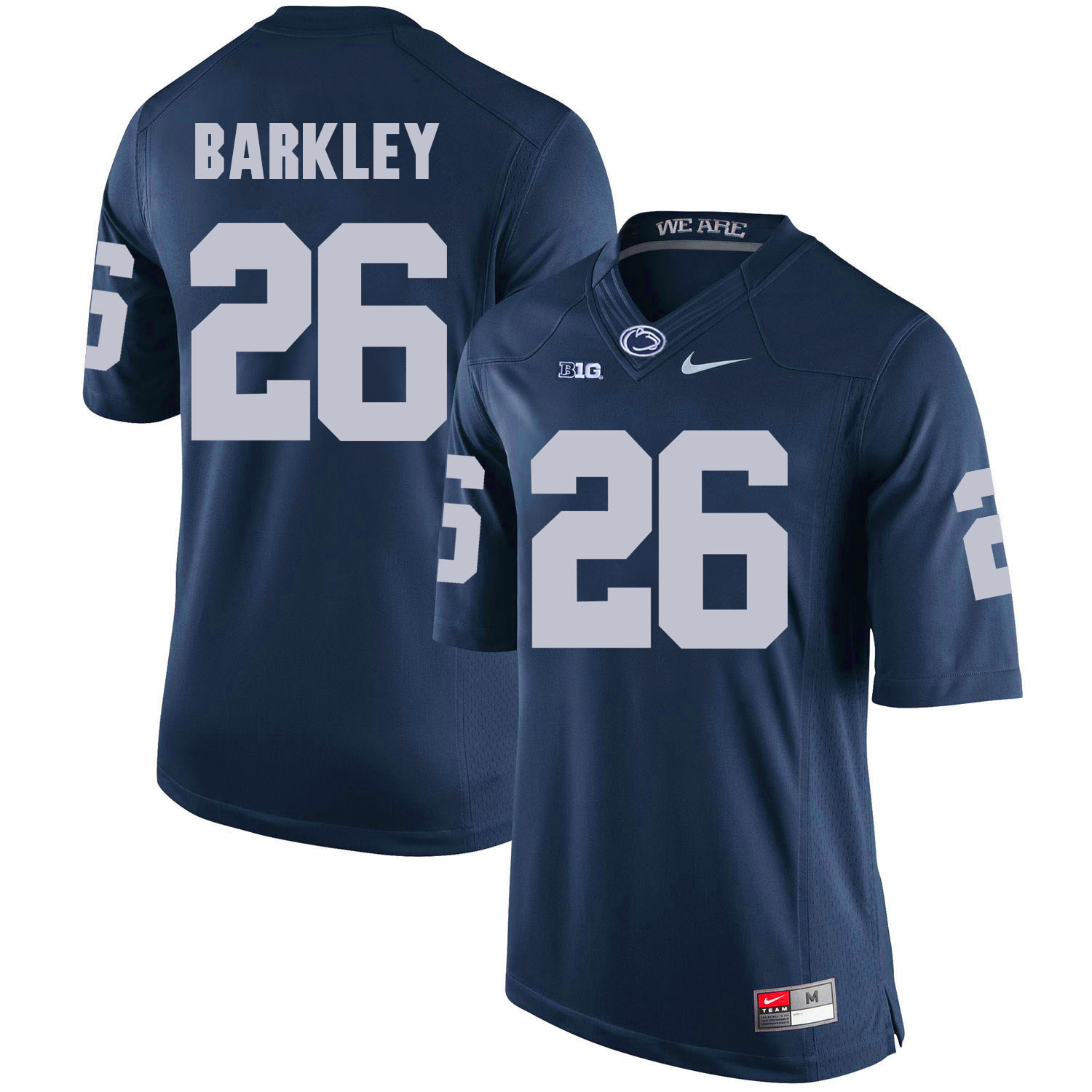 Penn State Nittany Lions #26 Saquon Barkley Football Jersey Dark Blue