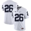 Penn State Nittany Lions #26 Saquon Barkley Football Jersey No Name White