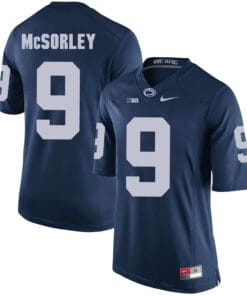 Penn State Nittany Lions #9 Trace McSorley Football Jersey Dark Blue