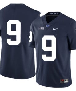 Penn State Nittany Lions #9 Trace McSorley Football Jersey No Name Dark Blue