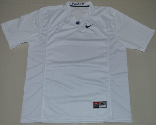 Penn State Nittany Lions Blank NCAA College Football Jersey White