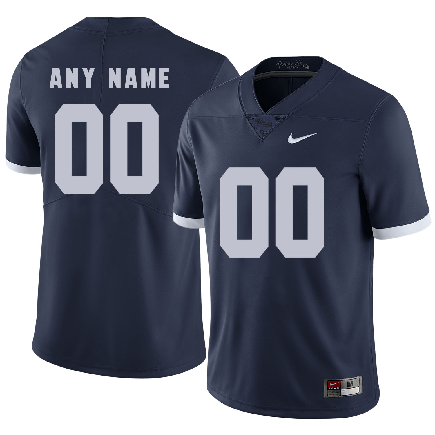 Custom Penn State Jersey Nittany Lions Football Dark Blue
