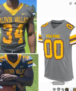 Baldwin Wallace Charcoal Grey Jersey