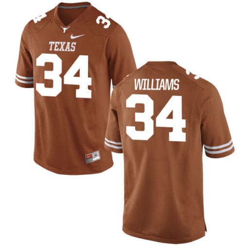 Texas Longhorns #34 Ricky Williams College Football Jersey Dark Orange
