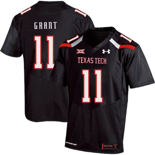 Texas Tech #11 Jakeem Grant NCAA College Football Jersey Black