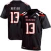 Texas Tech #13 Cameron Batson NCAA College Football Jersey Black
