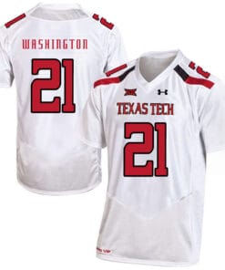 Texas Tech #21 DeAndre Washington NCAA College Football Jersey White