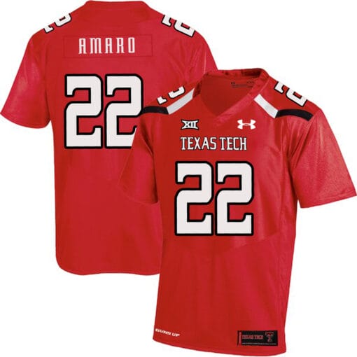 Texas Tech #22 Jace Amaro NCAA College Football Jersey Red