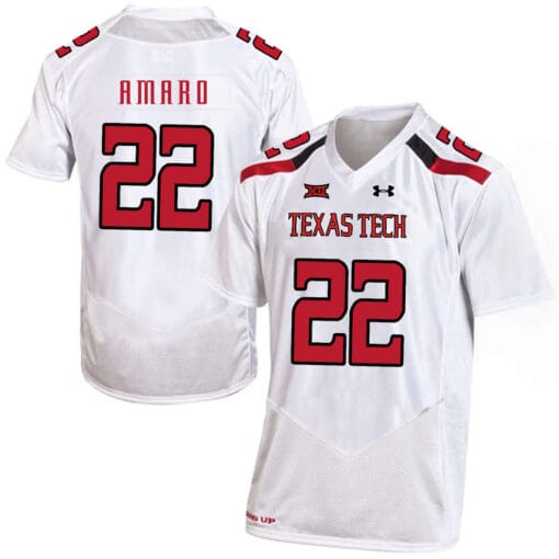 Texas Tech #22 Jace Amaro NCAA College Football Jersey White