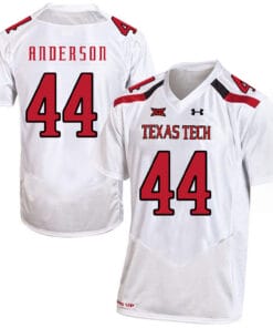 Texas Tech #44 Donny Anderson NCAA College Football Jersey White