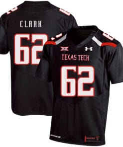 Texas Tech #62 Le'Raven Clark NCAA College Football Jersey Black
