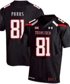 Texas Tech #81 Dave Parks NCAA College Football Jersey Black