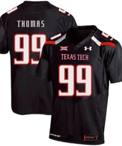 Texas Tech #99 Mychealon Thomas NCAA College Football Jersey Black