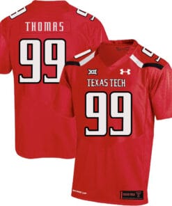 Texas Tech #99 Mychealon Thomas NCAA College Football Jersey Red