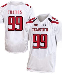 Texas Tech #99 Mychealon Thomas NCAA College Football Jersey White