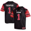 Utah Utes #1 Kendal Thompson NCAA College Football Jersey Black