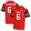 Utah Utes #6 Dres Anderson NCAA College Football Jersey Red