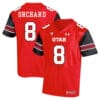 Utah Utes #8 Nate Orchard NCAA College Football Jersey Red