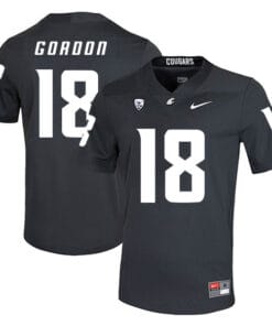 Washington State Cougars #18 Anthony Gordon NCAA Football Jersey Black