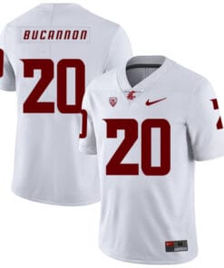 Washington State Cougars #20 Deone Bucannon NCAA Football Jersey White
