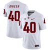 Washington State Cougars #40 Blake Mazza NCAA Football Jersey White