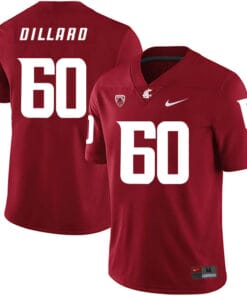 Washington State Cougars #60 Andre Dillard NCAA Football Jersey Red