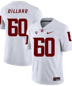 Washington State Cougars #60 Andre Dillard NCAA Football Jersey White