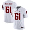 Washington State Cougars #61 Cole Madison NCAA Football Jersey White