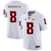 Washington State Cougars #8 Easop Winston Jr. Football Jersey White